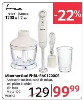 Selgros Mixer vertical FHBL-RAC1200CR Ofertă