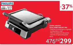 Selgros Grătar electric Seria 5000 HD6301/90 Ofertă