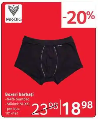Selgros Boxeri bărbați Ofertă