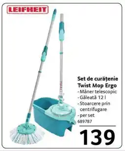 Selgros Set de curățenie Twist mop ergo Ofertă