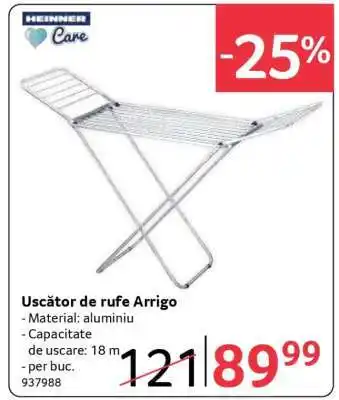Selgros Uscător de rufe Arrigo Ofertă