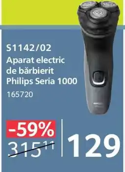 Selgros S1142/02 Aparat electric de bărbierit Philips Seria 1000 Ofertă