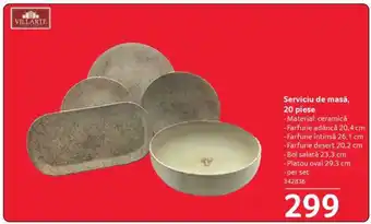 Selgros Serviciu de masă, 20 piese Ofertă