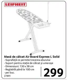 Selgros Masă de călcat Air Board Express L Solid Ofertă