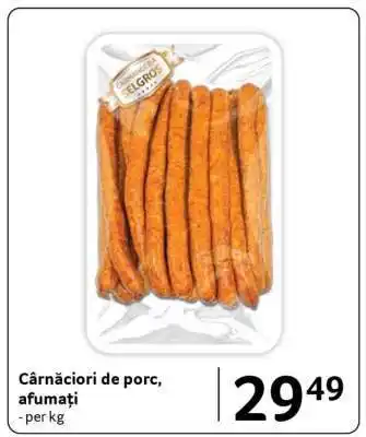 Selgros Cârnațiori de porc afumați Ofertă