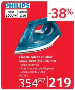 Selgros Fier de călcat cu abur Seria 3000 DST3040/70 Ofertă
