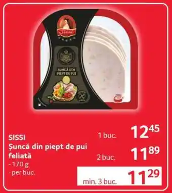 Selgros SISSI Şuncă din piept de pui, feliată Ofertă
