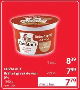 Selgros COVALACT Brânză grasă de vaci 6% Ofertă