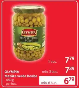Selgros OLYMPIA Mazăre verde boabe Ofertă