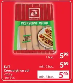 Selgros ELIT Crenvurști cu pui Ofertă