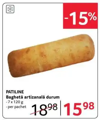 Selgros PATILINE Baghetă artizanală durum Ofertă