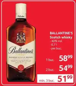 Selgros BALLANTINE‘S Scotch whisky Ofertă