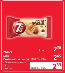 Selgros 7DAYS Max Croissant cu cremă Ofertă