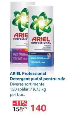 Selgros ARIEL Professional Detergent pudră pentru rufe Ofertă