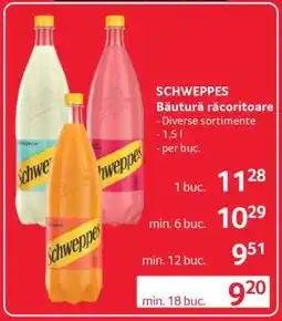 Selgros SCHWEPPES Băutură răcoritoare Ofertă