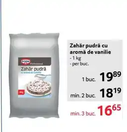 Selgros Zahăr pudră cu aromă de vanilie Ofertă