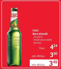 Selgros Ciuc Ofertă