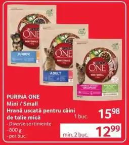 Selgros PURINA ONE Mini / Small Ofertă