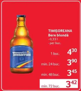 Selgros TIMIŞOREANA Bere blondă Ofertă