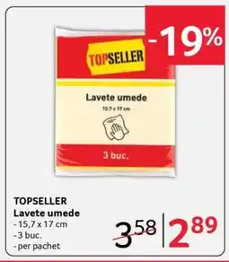 Selgros TOPSELLER Lavete umede Ofertă