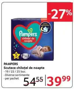 Selgros PAMPERS Scutece chiloțel de noapte Ofertă