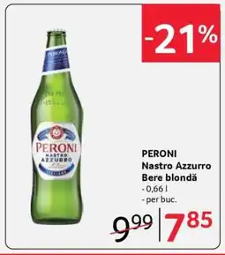 Selgros PERONI NASTRO AZZURRO Bere blondă Ofertă