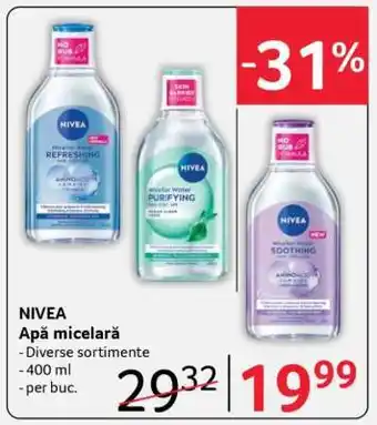 Selgros NIVEA Apă micelară Ofertă