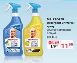 Selgros Mr. Proper Detergent Universal Spray Ofertă