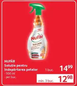Selgros NUFĂR Soluție pentru îndepărtarea petelor Ofertă