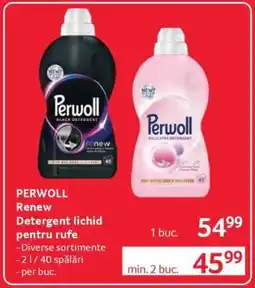 Selgros PERWOLL Renew Detergent lichid pentru rufe Ofertă