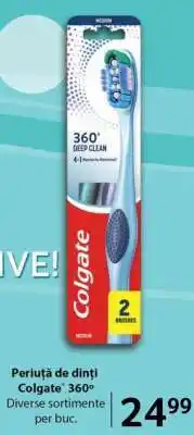 Selgros Periuță de dinți Colgate 360 Ofertă