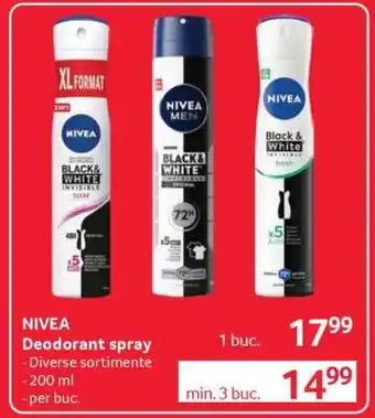 Selgros NIVEA Deodorant spray Ofertă