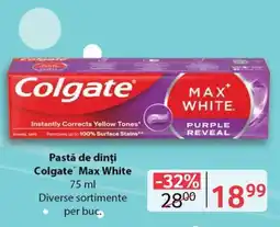 Selgros Pastă de dinți Colgate Max White Ofertă