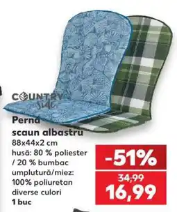 Kaufland Perna scaun albastru Ofertă