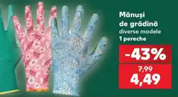 Kaufland Mănuși de gradină Ofertă
