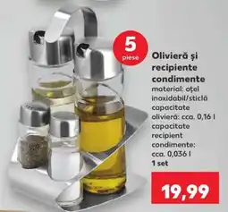 Kaufland Olivieră și recipiente condimente Ofertă