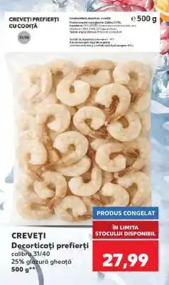 Kaufland Creveți Decorticați prefierți Ofertă