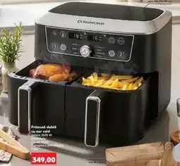 Kaufland FRITEUZĂ DUBLĂ CU AER CALD Ofertă