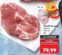 Kaufland Ceafă de porc Iberico fără os Ofertă
