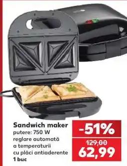 Kaufland Sandwich Maker Ofertă