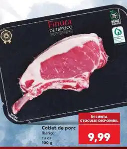 Kaufland Cotlet de porc Iberico Ofertă