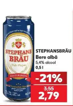 Kaufland STEPHANSBRÄU Bere albă Ofertă