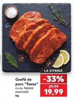 Kaufland Ceafă de porc Texas Ofertă