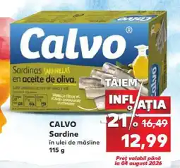 Kaufland CALVO Sardine Ofertă