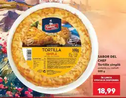 Kaufland SABOR DEL CHEF Tortilla simplă Ofertă