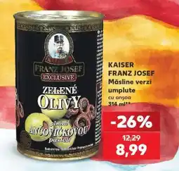 Kaufland KAISER FRANZ JOSEF ZELENÉ OLIVY Ofertă