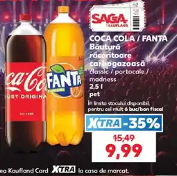 Kaufland COCA COLA / FANTA Băutură răcoritoare carbogazoasă Ofertă