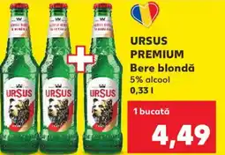 Kaufland URSUS PREMIUM Bere blondă Ofertă
