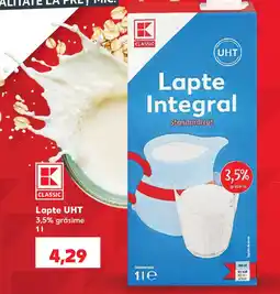 Kaufland Lapte UHT Ofertă