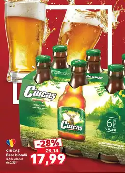 Kaufland CIUCAȘ Bere blondă Ofertă